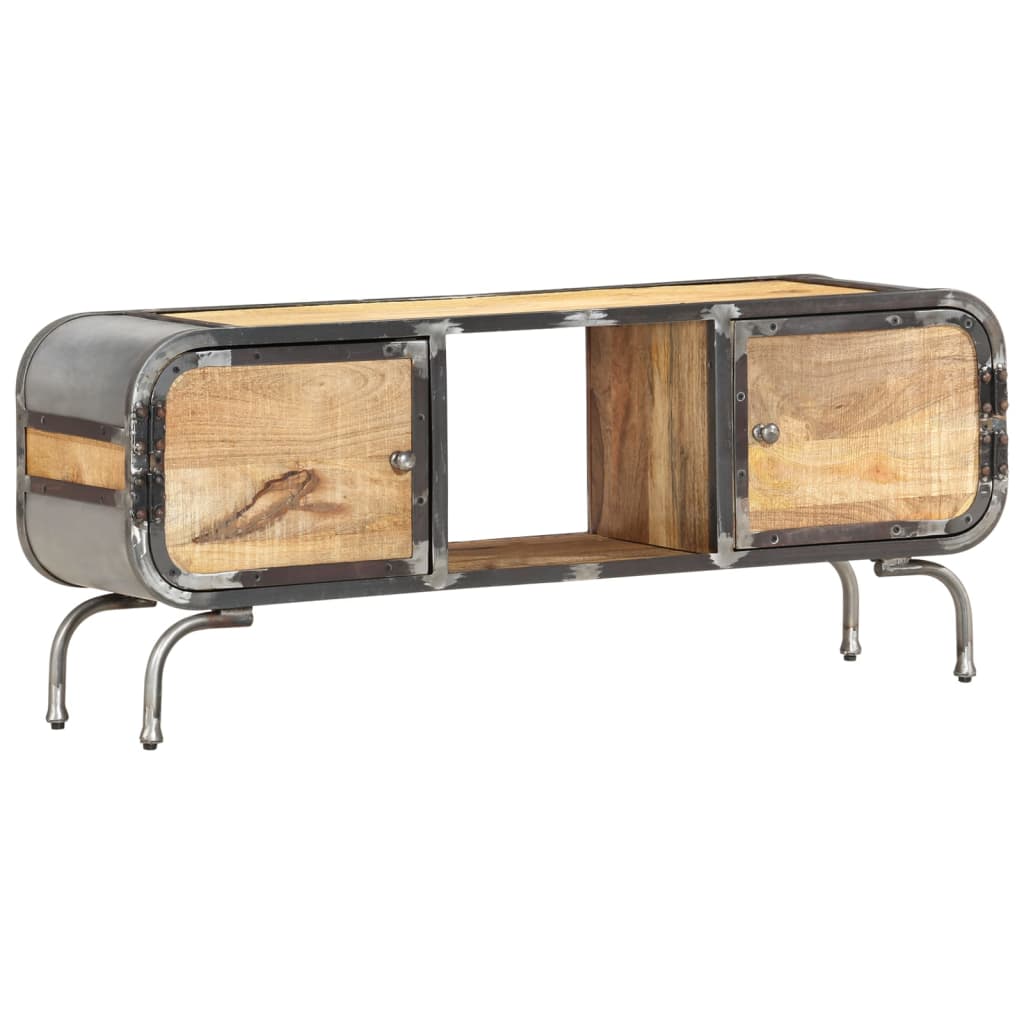 TV Cabinet 110x30x42 Cm Solid Mango Wood