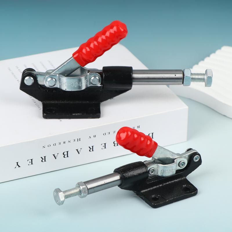 Heavy Duty Push Pull Toggle Clamp Push-Pull Woodworking Clamp Non-Slip Handble Quick Release Clamp For Woodworking Jigs Fixtures