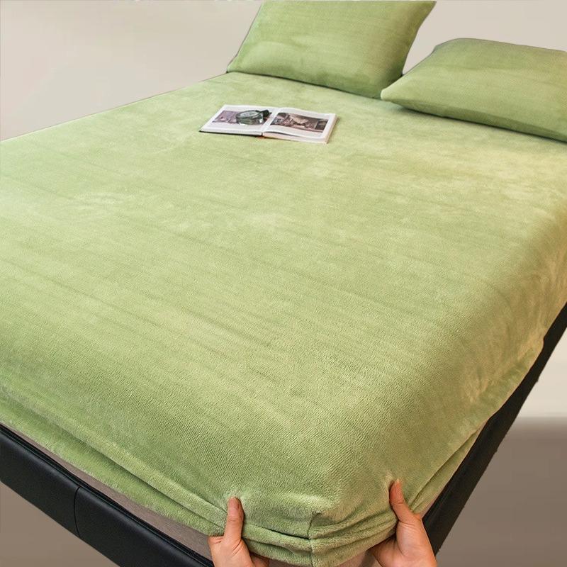 2025 New Furry Mattress Cover, Warm Bed Sheet, Autumn and Winter Thick Bed Sheet, Soft Mattress Protective Cover