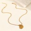 Stainless Steel Shell Conch Pendant Necklace Female Beach Wind Simple Fashion Personality Collarbone Chain Jewelry Accessories