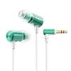 Limited Edition AZLA TRINITY Frozen Mint Earphones with Diaphragm and 8mm Advanced ARD Distortion 120cm Aluminum SednaEarfit 4 Sizes Carrying Pouch