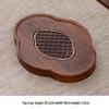 WJ Elegant Wood Tea Tray
