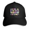 Its Me Hi Im The Teacher Its Me Baseball Cap Hard Hat F Black Luxury Hat Luxury Women Unisexs