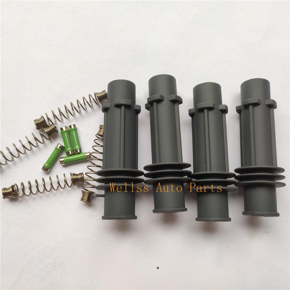 1set  Spark Plug Cap Ignition Coil Tip Rubber Cover 1208092 55573735 190053 For Chevrolet Aevo For Opel Adam Astra Cascada Corsa 1set