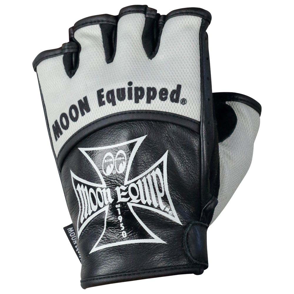 

MOONEYES ПЕРЧАТКИ ПОЛПАЛЬЦА OMG-034 (М, Слоновая кость) слоновая кость