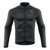 Warm Autumn/winter Long Sleeve Cycling Jersey M - Black