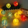 Lantern-style String Lights, Wire Lights, Decorative Lights for Indoor and Outdoor Use, Parties, Festivals, Birthdays, 20 Bulbs, 3m, Waterproof.