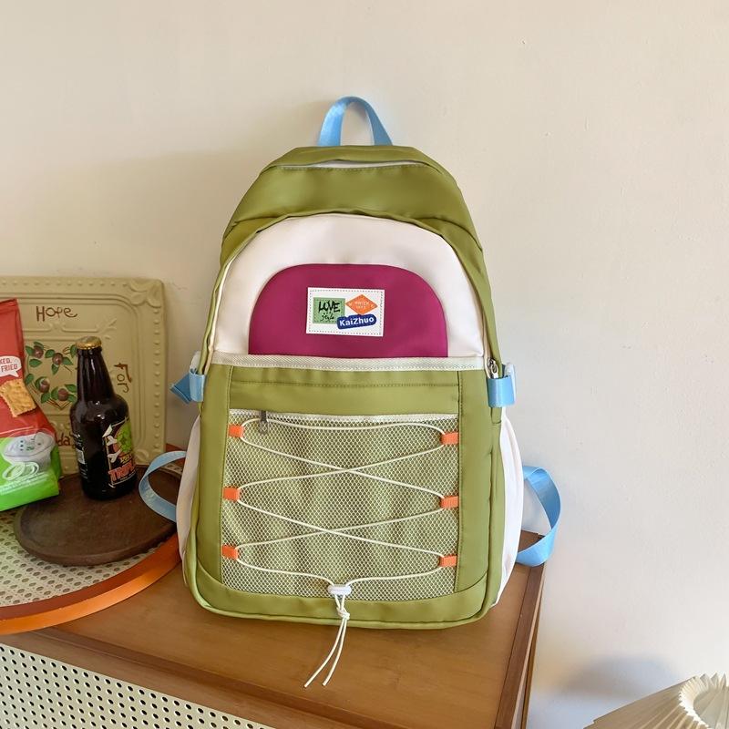 

Холщовый рюкзак женский студенческий школьный рюкзак простой харадзюку школьник старшеклассник студент средней школы большая вместимость дорожный рюкзак