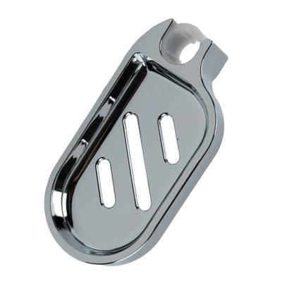 24/22mm Plastic Shower Rail Soap Dish Box Soap Holder Soap Pallet Shower Rod Slide Bar ABS Chrome For Sliding Bar Bathroom Tray
