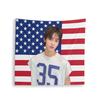 Kpop CCortis Seonghyeon America Flag Tapestry Indoor Wall Tapestries Room Decor Home Wall ArtKpop Fans Gift Cortis Merch