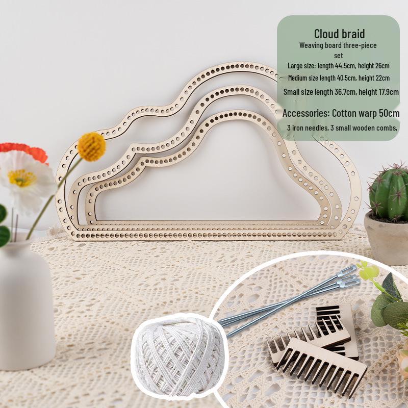 Children's Art Area Wool Knitting Board - DIY Weaving Material Kit for Kindergarten & Large Class Teaching