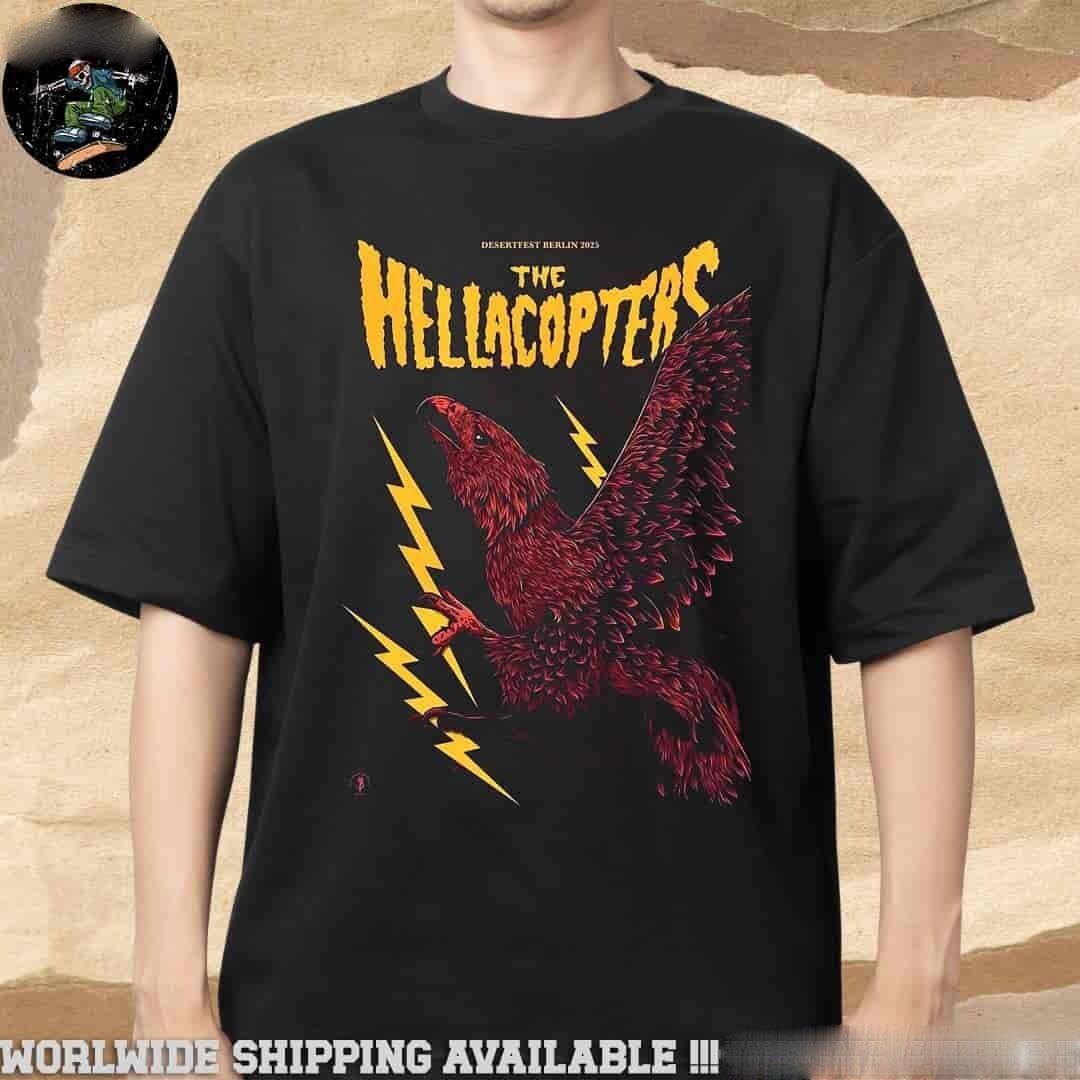 Футболка с мерчем The Hellacopter на Desertfest Berlin 2026 23-25 мая 2026 XXXL