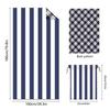 Striped Bath Towel Double-sided Velvet Active Printed Towel Water-absorbing Quick-drying Swimming Couple Beach Towel