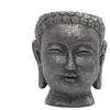 Buddha Head Resin Planter Modern Decorative Flowerpot Statue for Home Office Desktop Garden