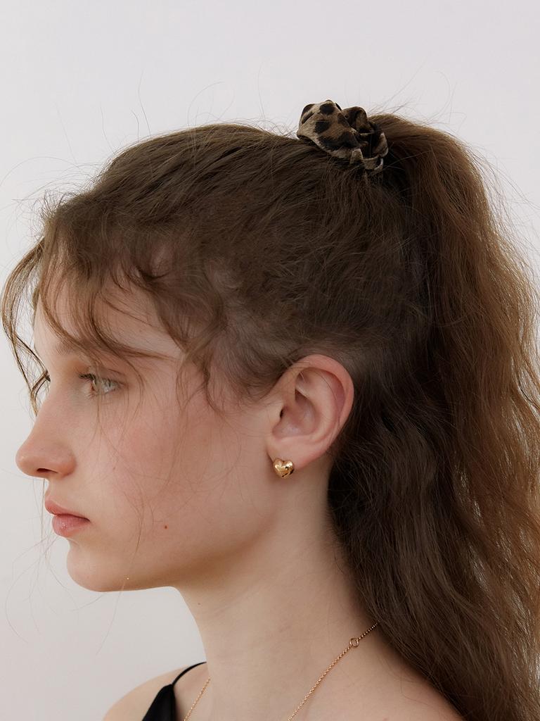 Obla Classique Leopard Scrunchie_Mini_2Color Hs012