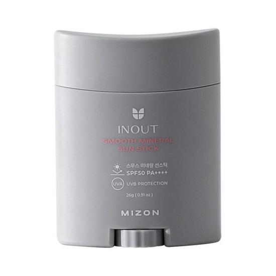 Mizon In-Out Smooth Mineral Tone-Up Lifting Sun Stick SPF50+ PA++++ – Brightening & Firming Mineral Sunscreen Stick 26g