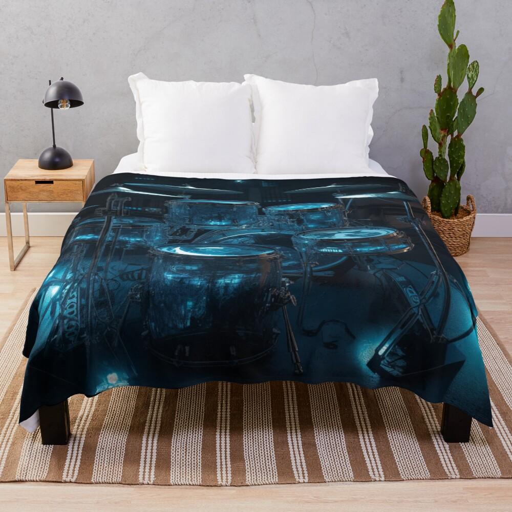 The Beauty of Drums 17 Throw Blanket