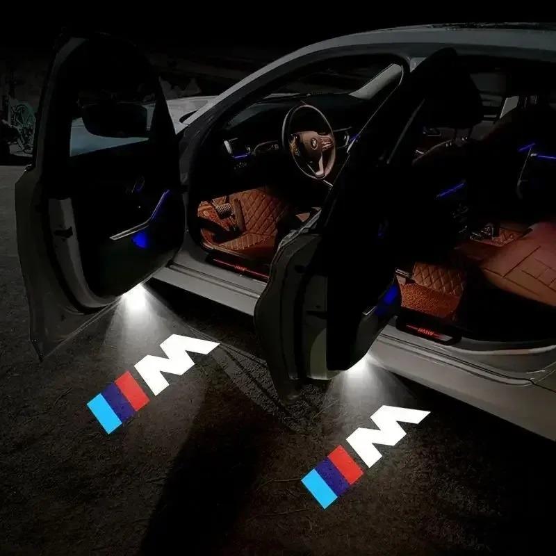 2/4Pcs LED Welcome Light Projector for BMW X1 1/3/5/7 Series E84 E90 E60 F10 F30 F15 F25 M3 M5 Door Decoration Car Accessories