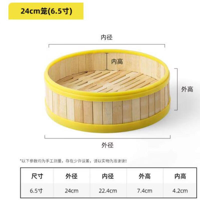 

Chu Yi Qi 24cm Reusable Plastic Steamer Liners - 30 Pack