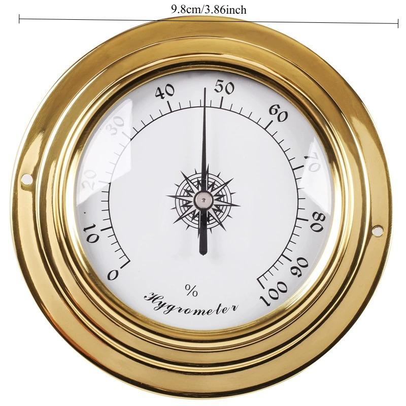 Wall Mounted Meteorological Station Temperature and Humidity Measurement, Pressure Thermometer, Pressure Gauge, Mechanical Model