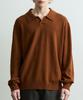 ONNHANS Open Collar Knit Pullover_Almond