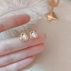 S925 Silver Stud Earrings with Elegant and Sophisticated Pearl Stud Earrings