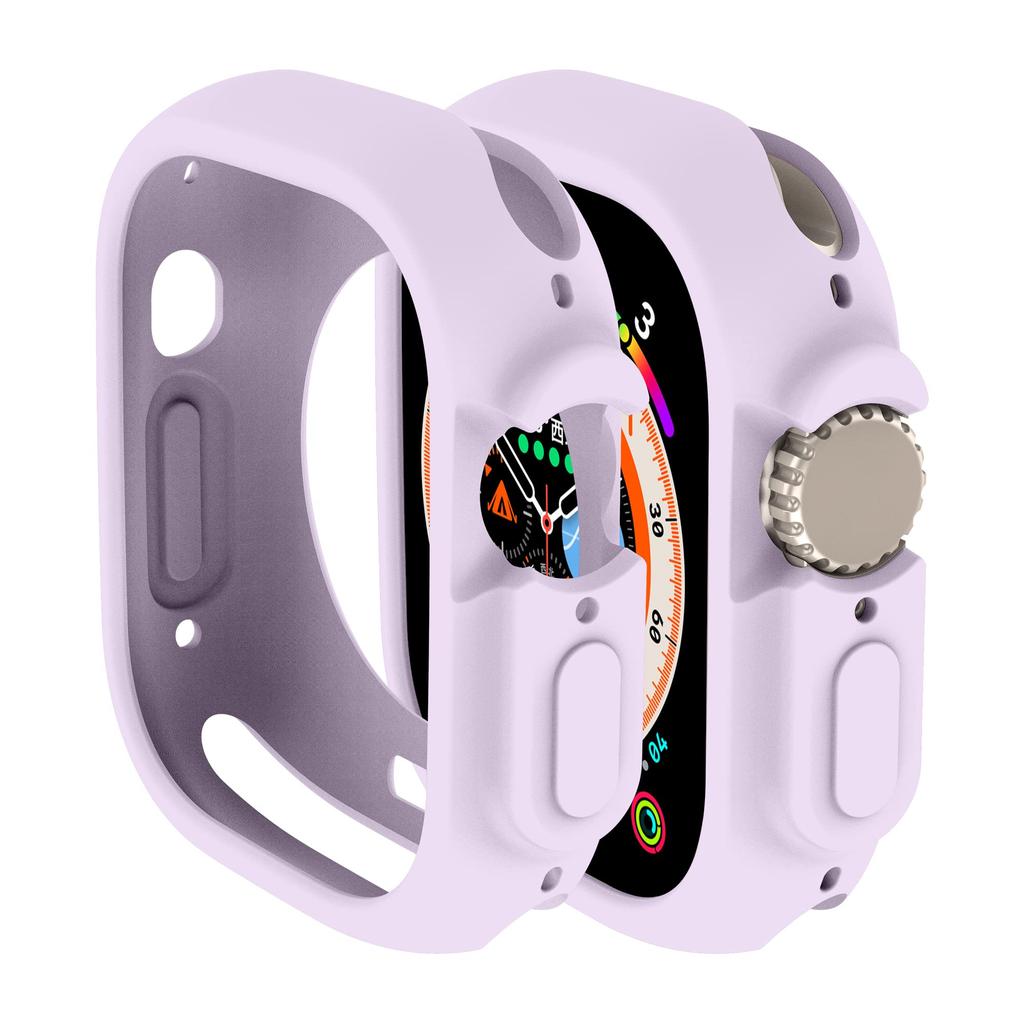 Cover for Apple Watch Ultra3 2 49mm Case All-Round Shockproof TPU Protective Silicone Bumper Scratch-Resistant iwatch ultra 3 49