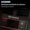 2026 Nuovo Per Toyota Adesivi Logo Auto 3D Lettere Metalliche Adesivi Auto Accessori Interni Per Toyota Corolla Yaris Aygo GT86 Prius