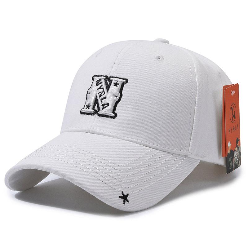 New Baseball Cap Sun Cap Letter N Brim Pentagram Cap Sunscreen Versatile Fashion Sports