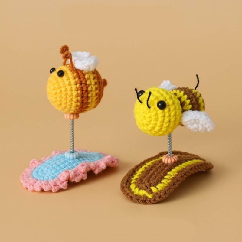 Creative Hair Clips Small Crochet Hairwear Accessories for Little Kids