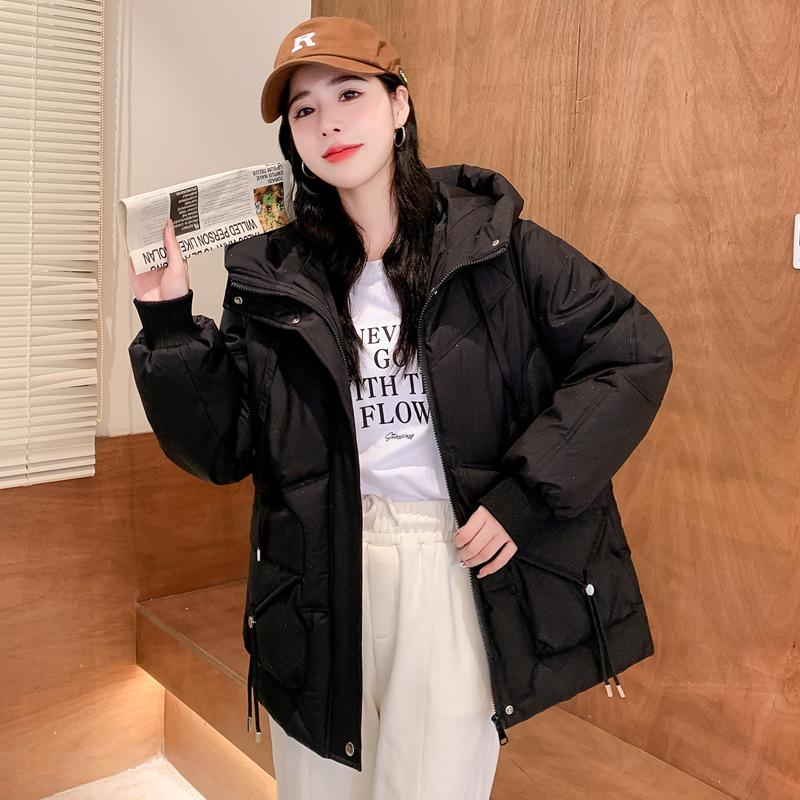 Пуховик женский короткий стиль осень-зима новый корейский стиль свободный и универсальный — фото 7