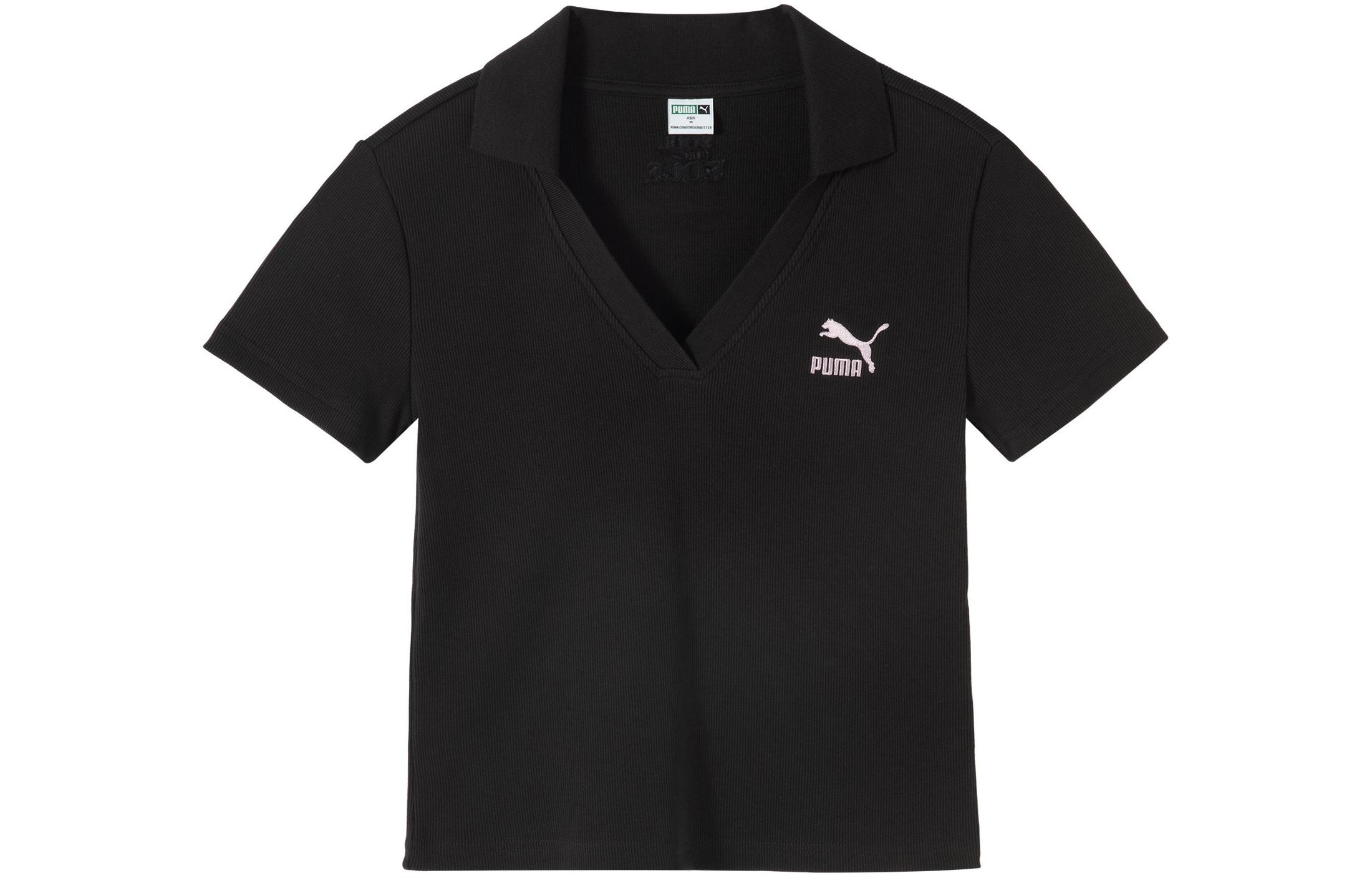PUMA SWXPDANCEMANIA Polo Shirt Women s Black 626863-01 M