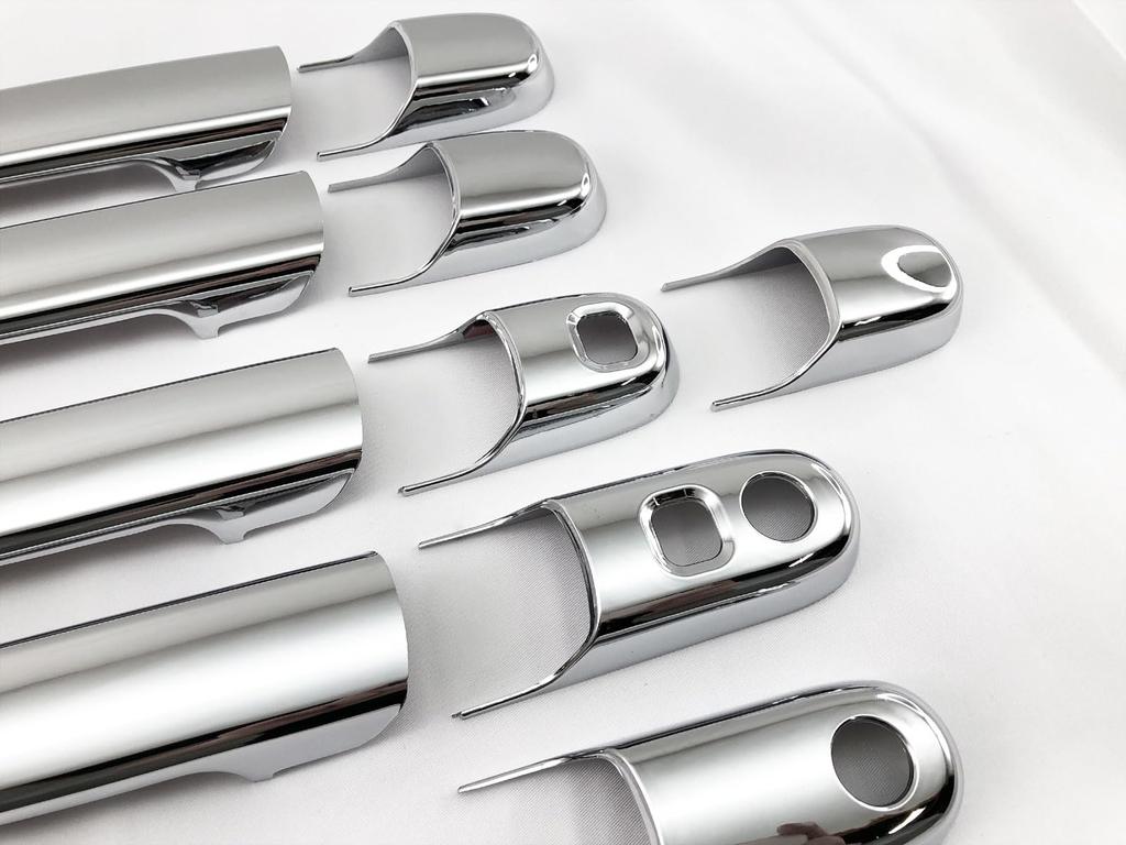 BRIGHTZ Wagon R Stingray MH34S MH44 Chrome Door Handle Cover Knob H MH34 34 MH44 44 Wagon R Stingray [DHC-NOBU-502]