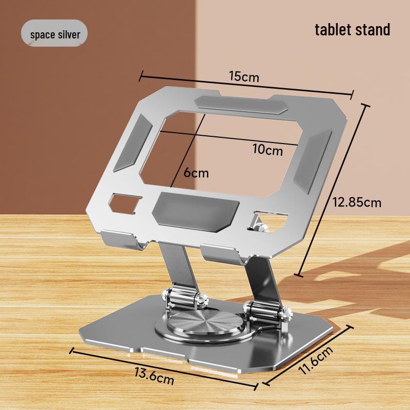 Adjustable Rotating Metal Laptop and Tablet Stand with Cooling Feature