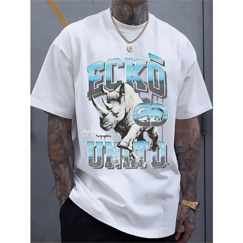 European sizes Men's Crew Neck T-Shirt - Short Sleeve Casual Summer Gym Wear Suitable for Travel, Beach, Running & Training - Breathable