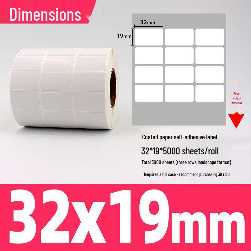 Coated Self-Adhesive Label Paper for Copper Plate Printing