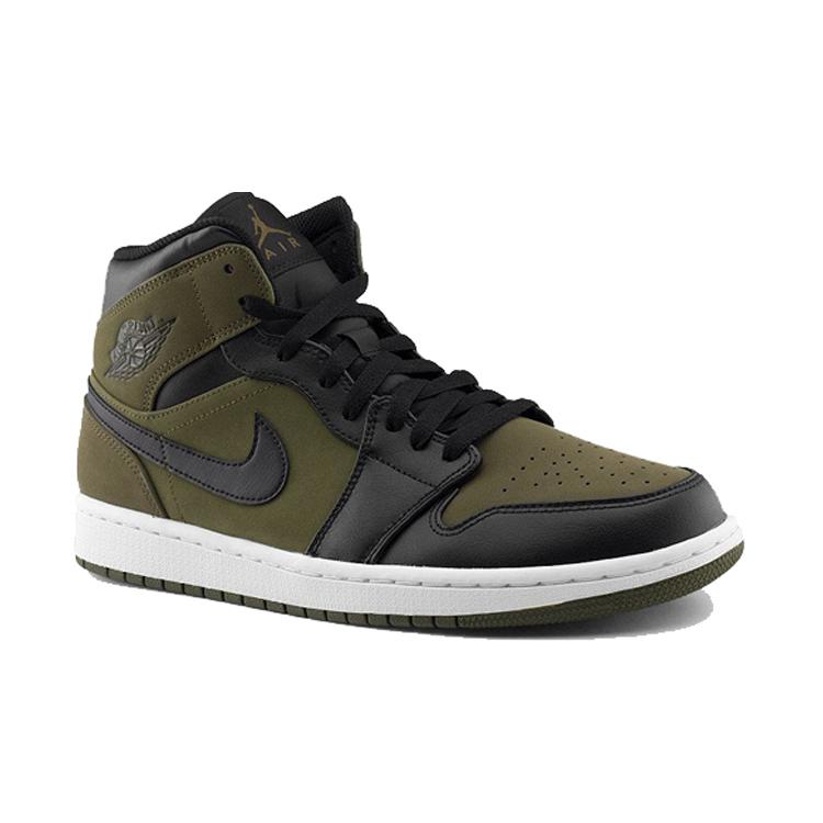 Jordan 1 Retro Mid GS Tela Oliva 554725-301