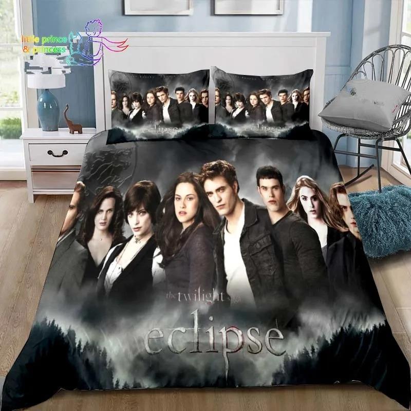 3D The Twilight Saga Hd Printed Comfortable Duvet Quilt Cover Pillowcase Bedding Set Children Bedroom Decoration Home Textile