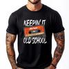 Old School 80s 90s Mixtape Cassette Tape Funny Shirts T Shirt Men Gift Print Camisetas De Hombre Casual - Men's Summer Cotton...