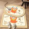 Absorbent Bathroom Mat Toilet Mat Mat Non-slip Household Toilet Door Carpet Cartoon Diatom Mud Mat