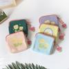 Bag With Pendant Coin Money Bags Lipstick Cosmetic Bag Tulip Coin Purse Women Change Storage Bag