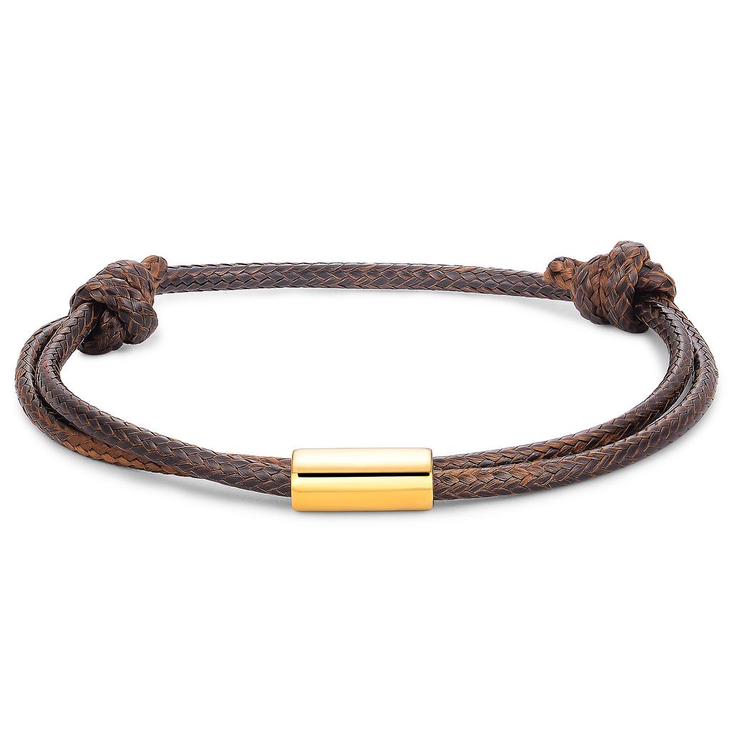 Customize Woven Korean Waxed Polyester Cord Bracelet Handmade Adjustable Thread Rope Bracelets Gift For Women Men