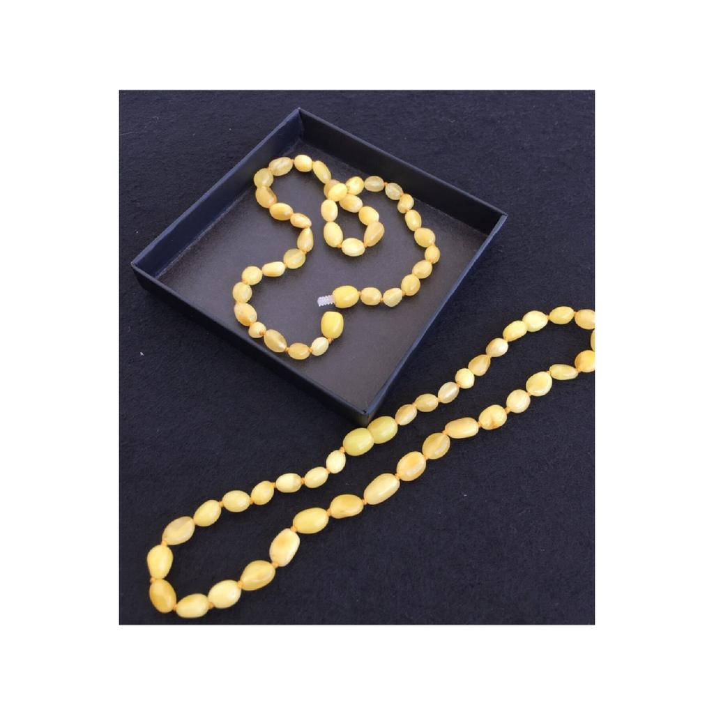 Colier de chihlimbar cu picătură baltică certificată Colier de chihlimbar de culoare miere cu tăietură plată