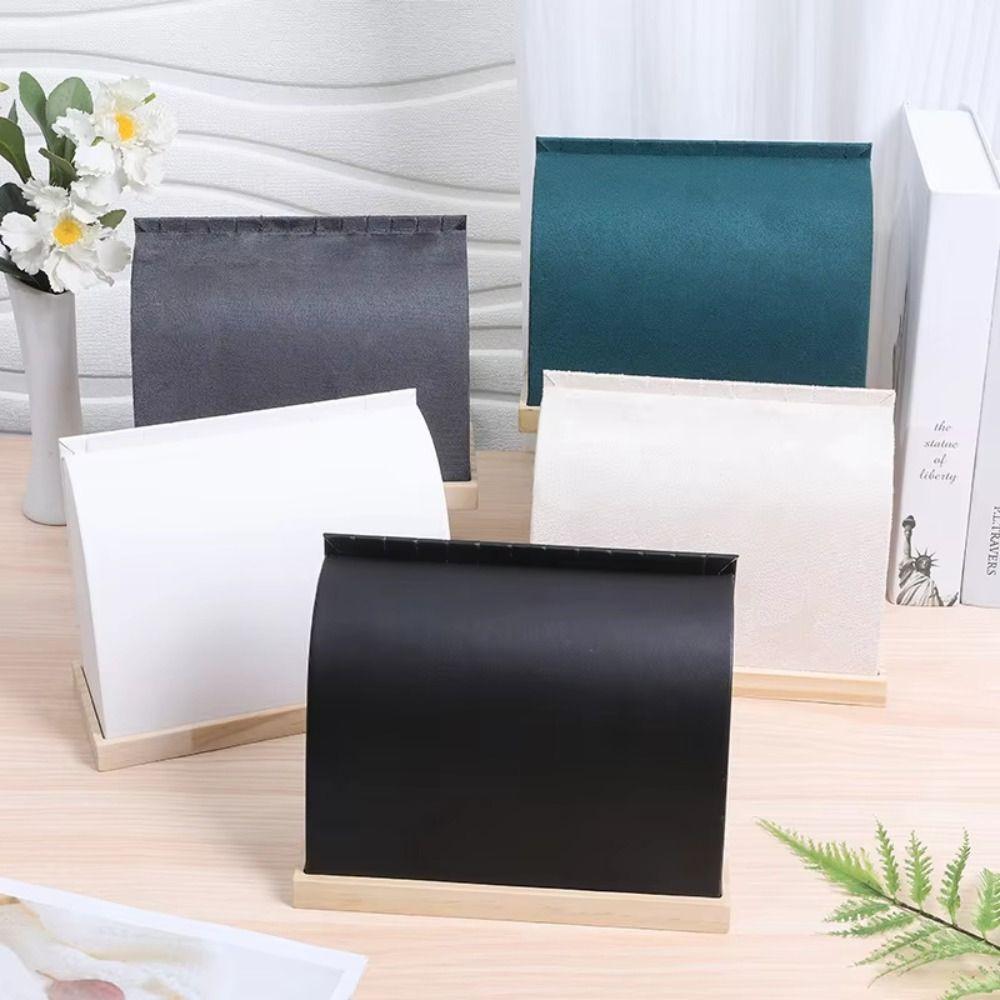 Solid Wood Base Necklace Display Stand Fashion Jewelry Display Holder  Market