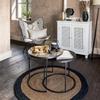 ROUND RUG 120cm JUTE BORD NATURAL boho