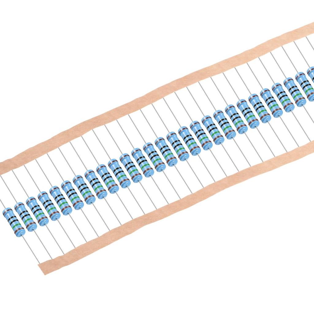uxcell 30Pcs 150 Ohm Resistor, 1W 1% Tolerance Metal Film Resistors, Lead, 5 Bands for DIY Electronic Projects and Experiments