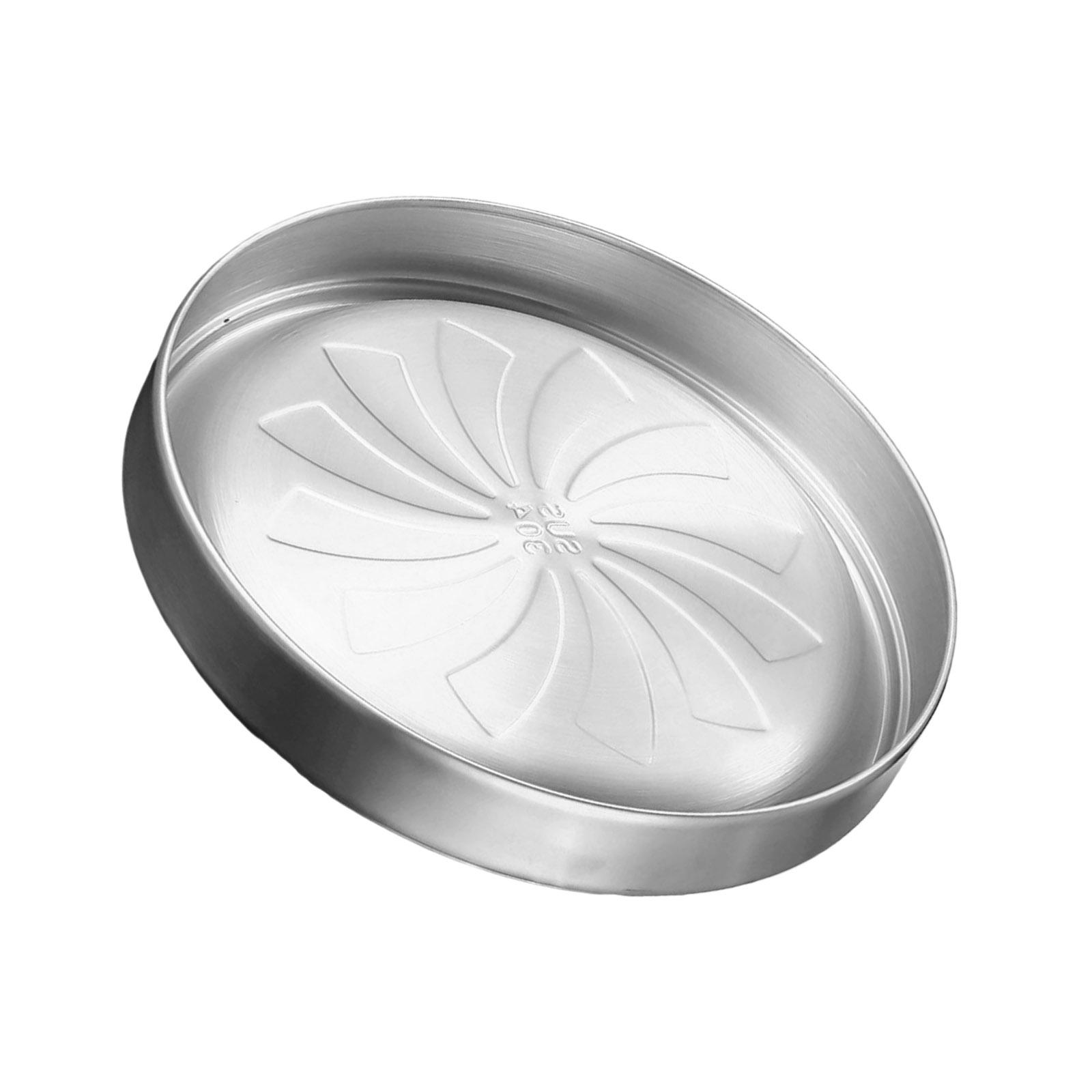 Duals Layer Stainless Steel Platter Heat Resistant Design Stackable Food Storage Platter Kitchen Serving Dish