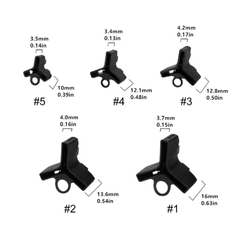 50 Pieces Fishing Hook Bonnets Fishing Treble Hooks Protector Fishing Hook Safety Cover Treble Hook Safety Holder Covers