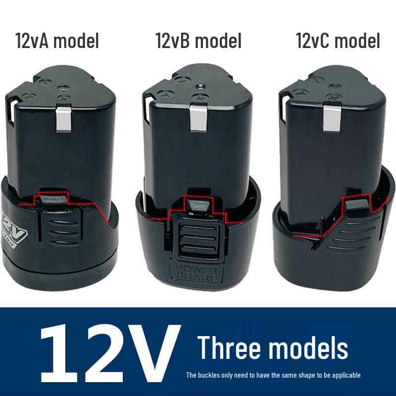 12V/16.8V Electric Drill Charger & Lithium Battery Kit - Compatible with Power Drills and Electric Screwdrivers