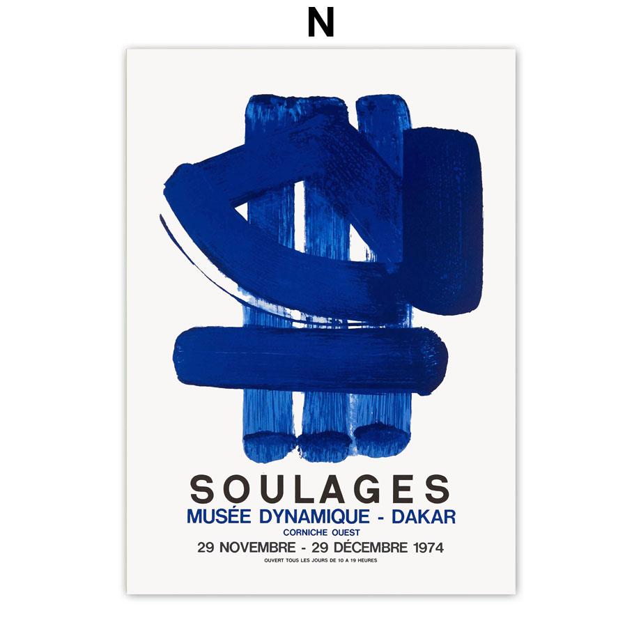 מאטיס אנדי וורהול פרפר בוטני ציור קנבס כחול באוהאוס אמנות קיר פוסטרים והדפסים לעיצוב סלון תמונות